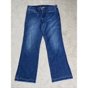 VTG Y2K LUCKY BRAND Women’s Dungarees Jeans GENE Montesano SZ 14 35x31 USA Made